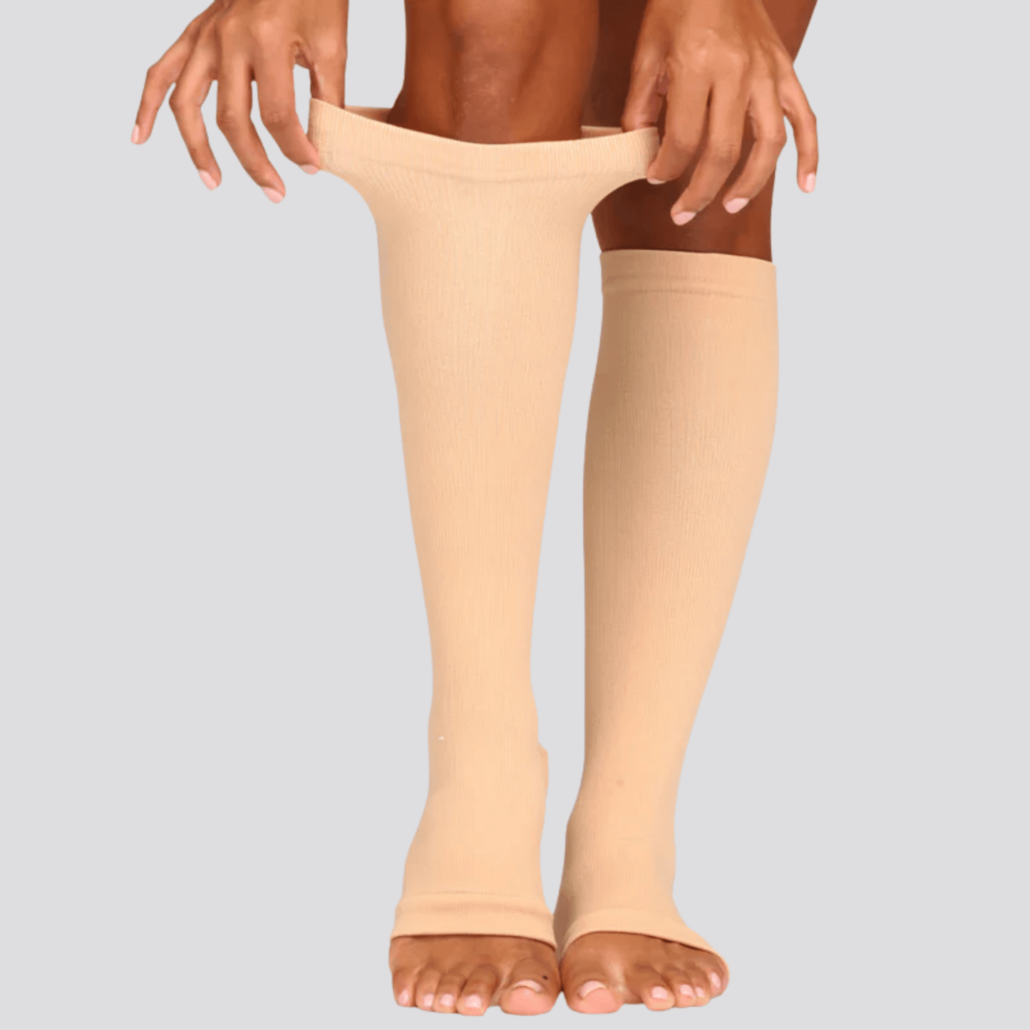 חדש! גרביים אלסטיות לדחיסה לרגליים וכפות רגליים ללא כאבים