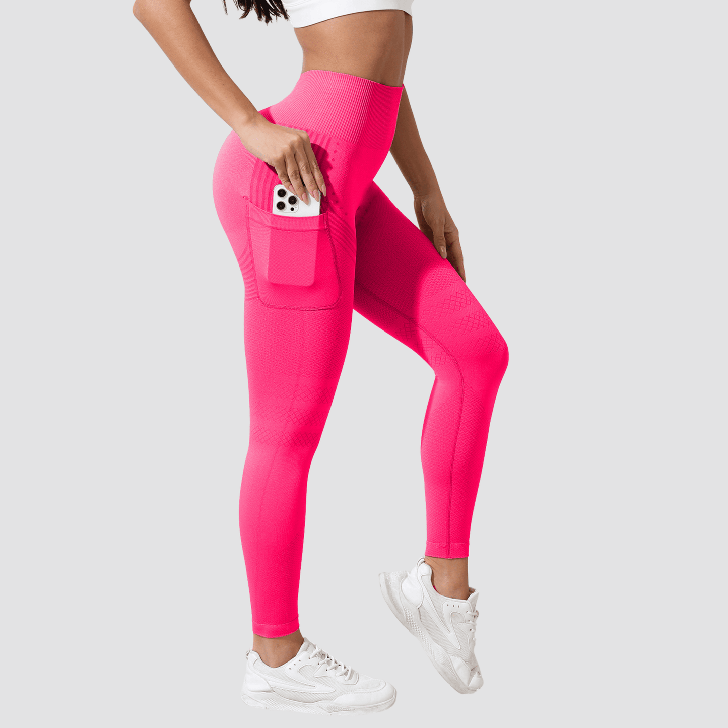 טייץ עם כיסים בעל אפקט משולש נגד צלוליט, ורידים וליפדמה FLEXORA