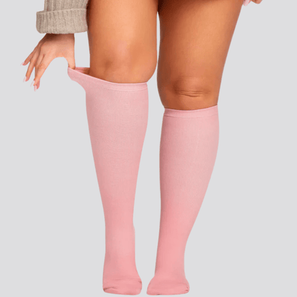 גרביים אלסטיות לדחיסה לרגליים וכפות רגליים ללא כאבים