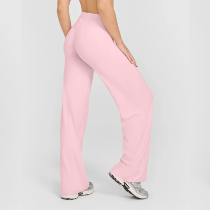 מכנסיים מחטבים ונוחים עם גזרה ישרה המעצימה את הישבן FLEXORA