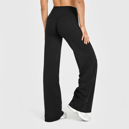 מכנסיים מחטבים ונוחים עם גזרה ישרה המעצימה את הישבן FLEXORA