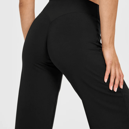 מכנסיים מחטבים ונוחים עם גזרה ישרה המעצימה את הישבן FLEXORA