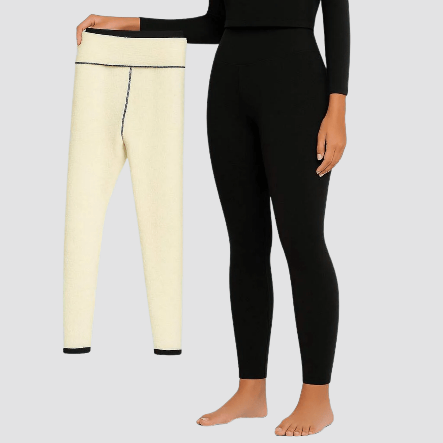 טייץ פליז לנוחות לאורך כל היום FLEXORA