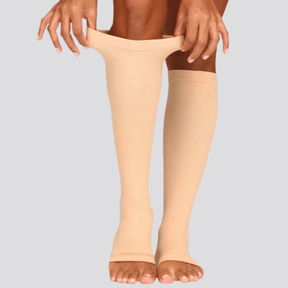 חדש! גרביים אלסטיות לדחיסה לרגליים וכפות רגליים ללא כאבים