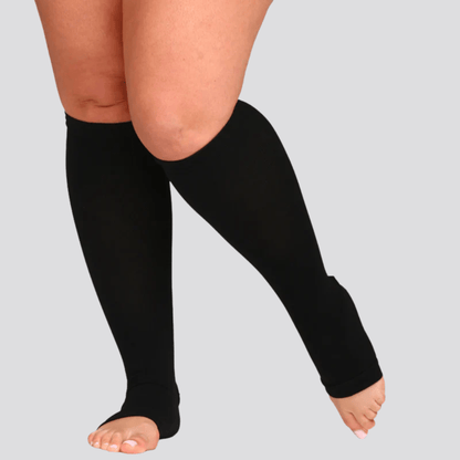 חדש! גרביים אלסטיות לדחיסה לרגליים וכפות רגליים ללא כאבים