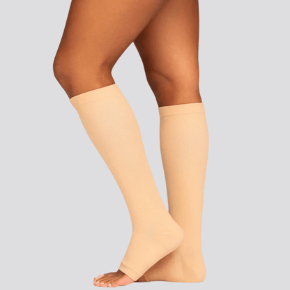 חדש! גרביים אלסטיות לדחיסה לרגליים וכפות רגליים ללא כאבים